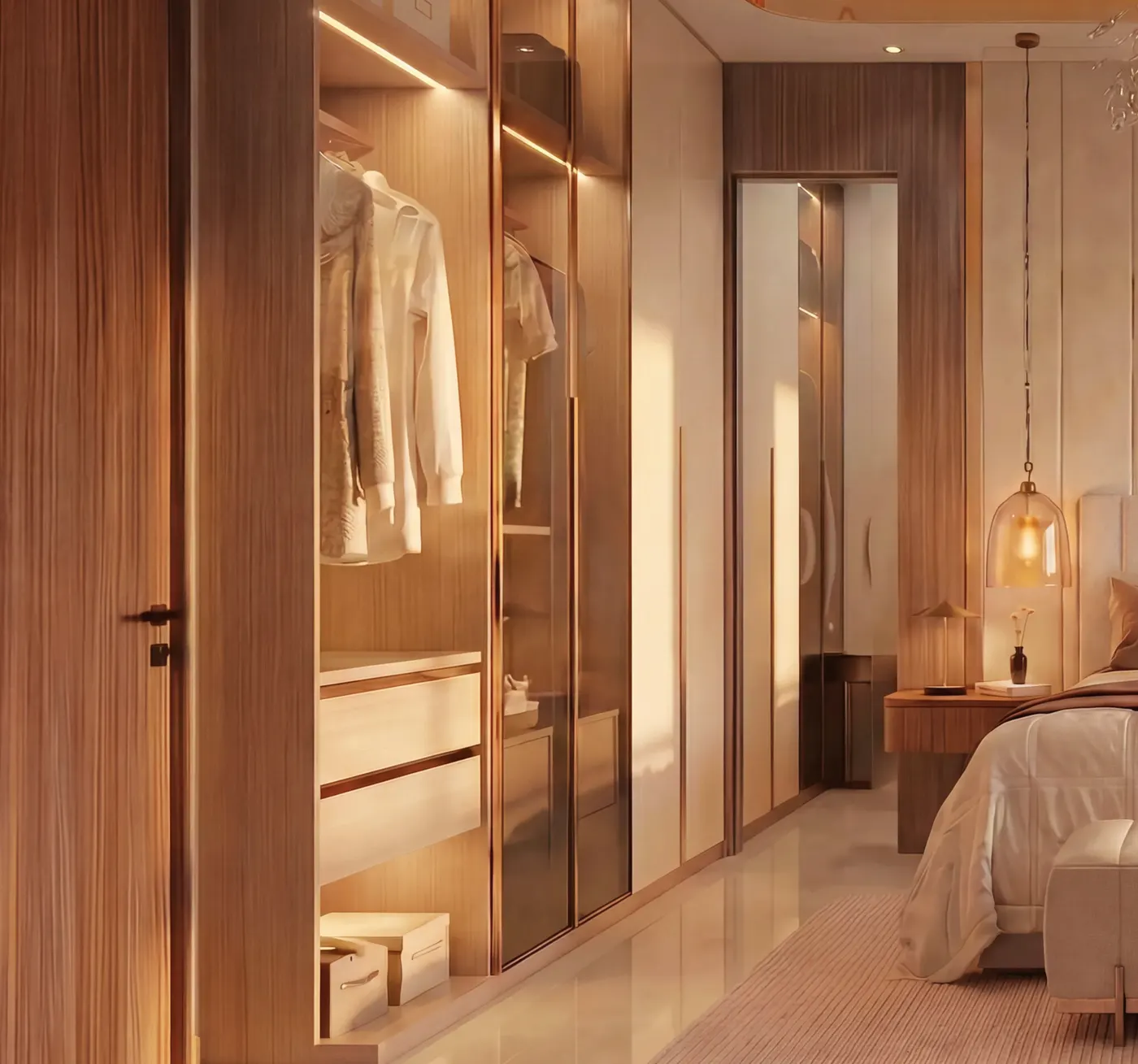 Walk-in wardrobe – Venkatesh Tresor